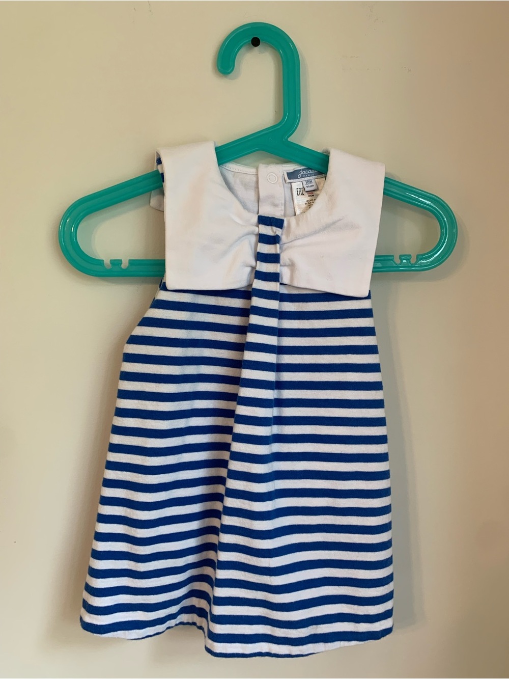 Jacadi Sailor Dress Skirted Onesie 18 Months